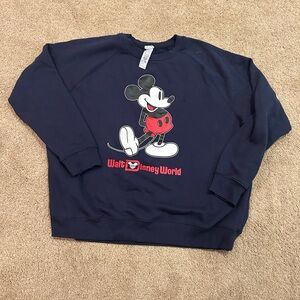 Disney Navy Blue Mickey Mouse Pullover